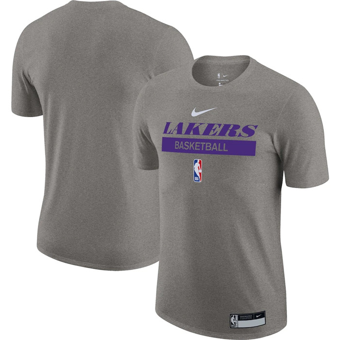 Men's Los Angeles Lakers Gray 2022/23 Legend On-Court Practice Performance T-Shirt